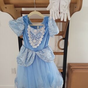 Blue Princess Cinderella Costume for Girls Kids Size 3T